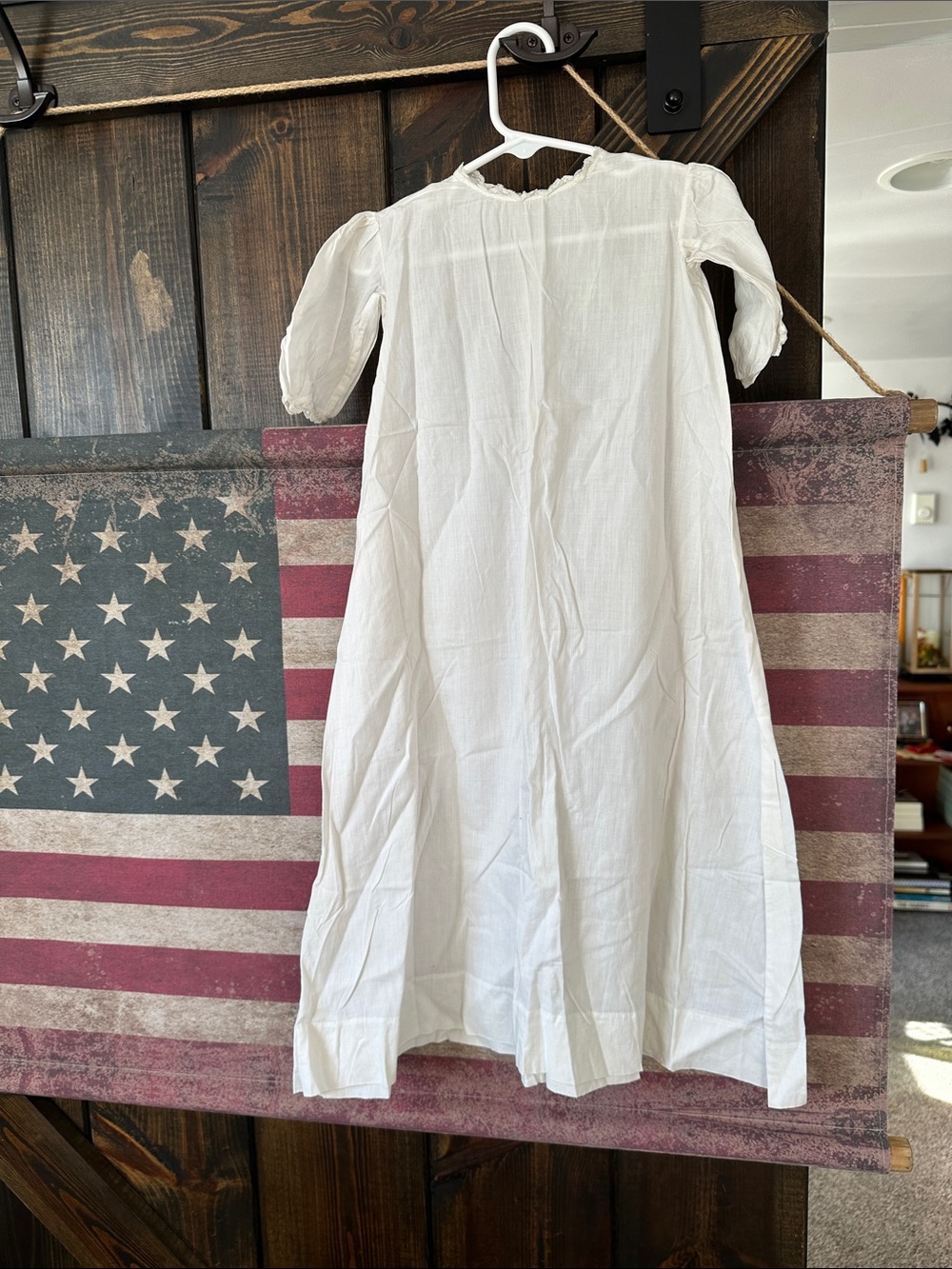 Two Vintage White Cotton gown
